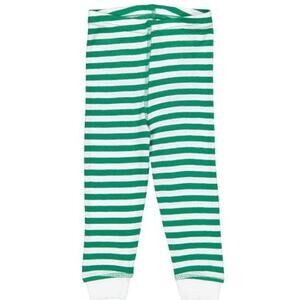 LAT Youth Green & White Striped Pajama Pants | Soft Cotton | Size Large NWOT
